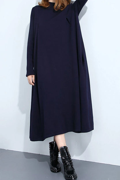 -loose Knitted Maxi Dress