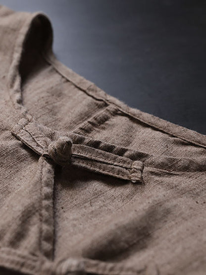 Summer Buckle Ramie Shirt