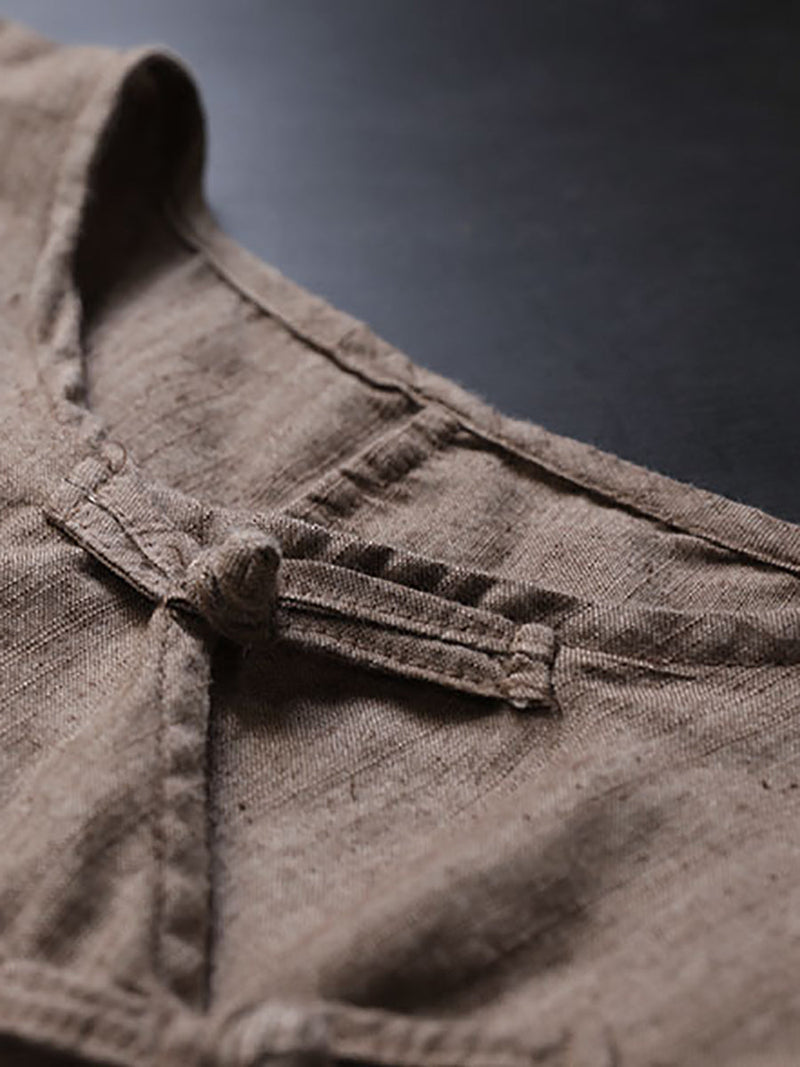 Summer Buckle Ramie Shirt