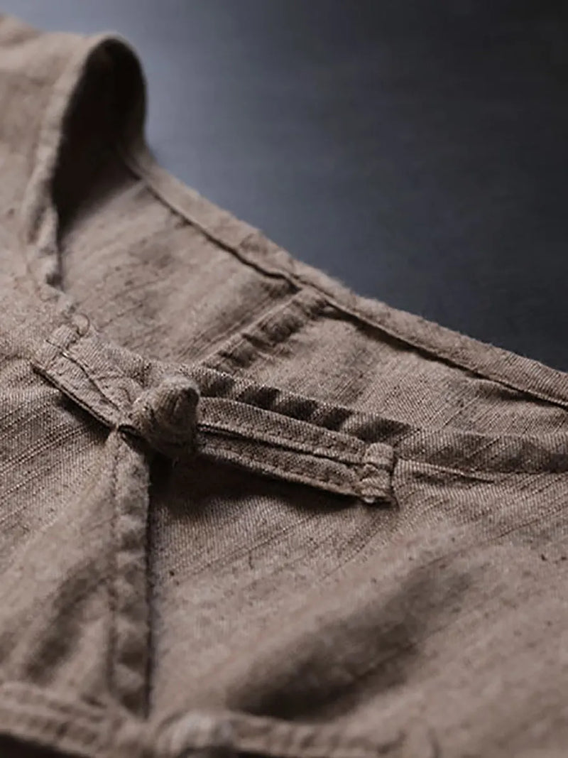 Summer Buckle Ramie Shirt