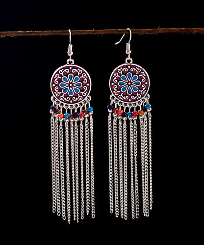 Mulberry Overgild Tassel Drop Earrings