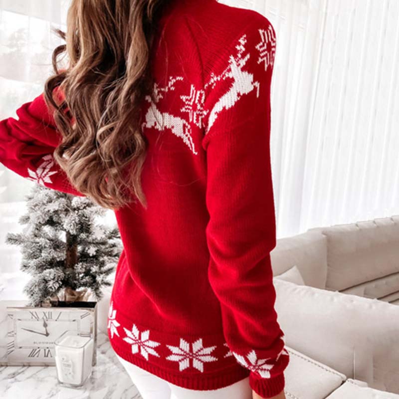 Warm Christmas Knit Sweater for Women