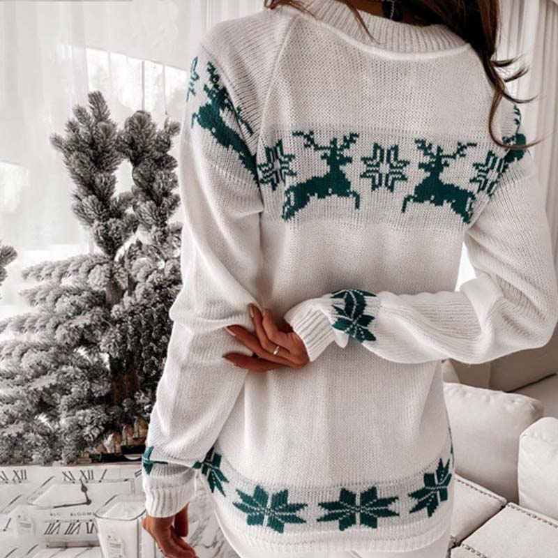 Warm Christmas Knit Sweater for Women