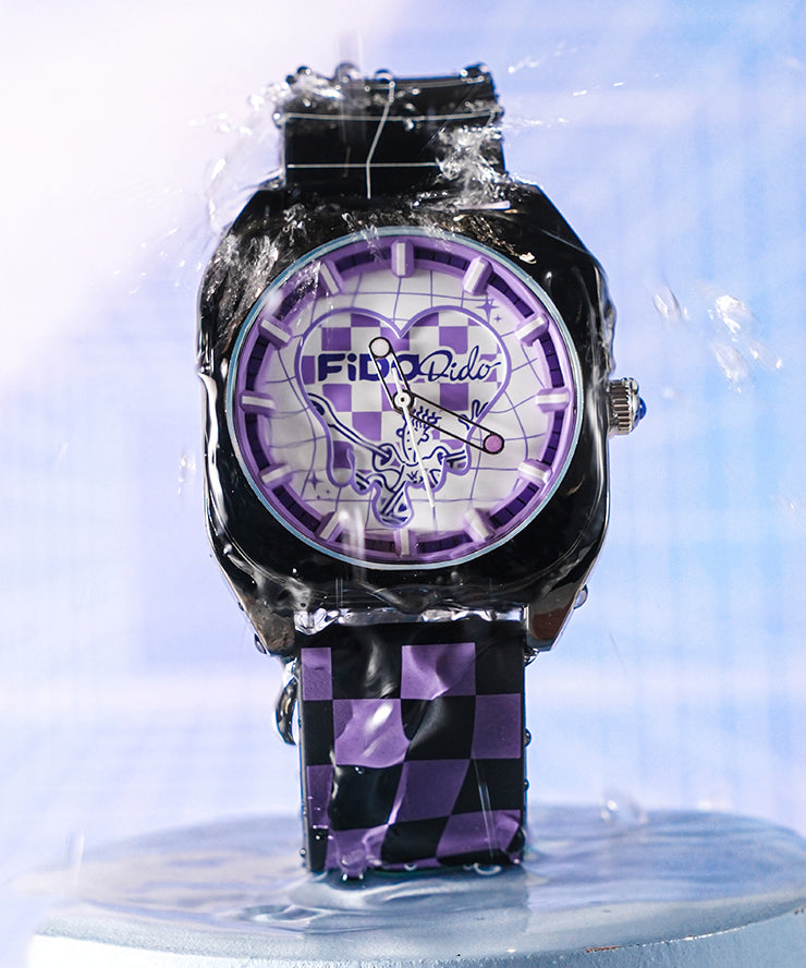 Purple Silicone Rubber Waterproof Silicone Rubber Watch