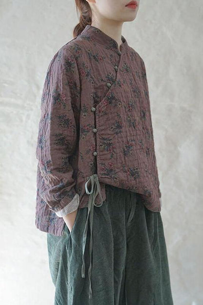 Limited Stock- 100% Cotton Retro Lace-up Sweatshirt