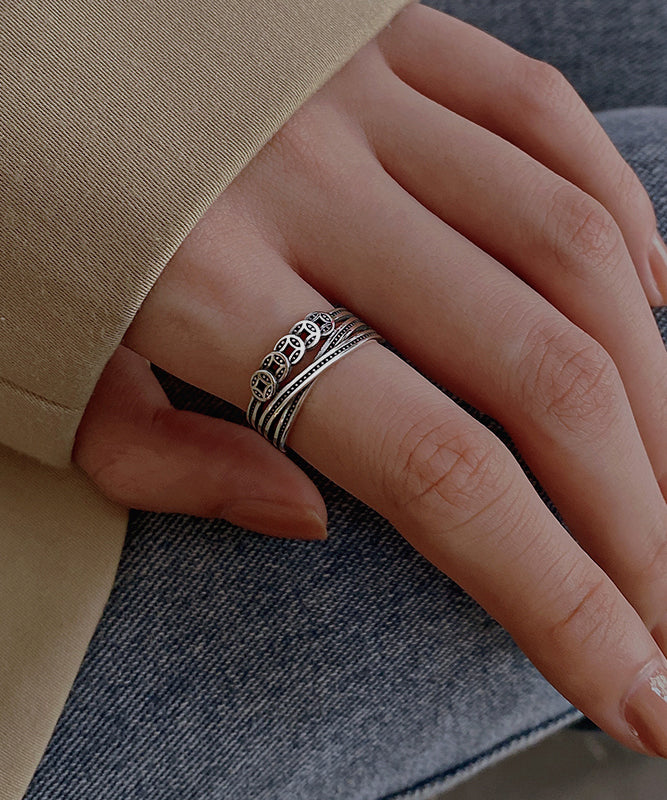 Sterling Silver Copper Coin Rings