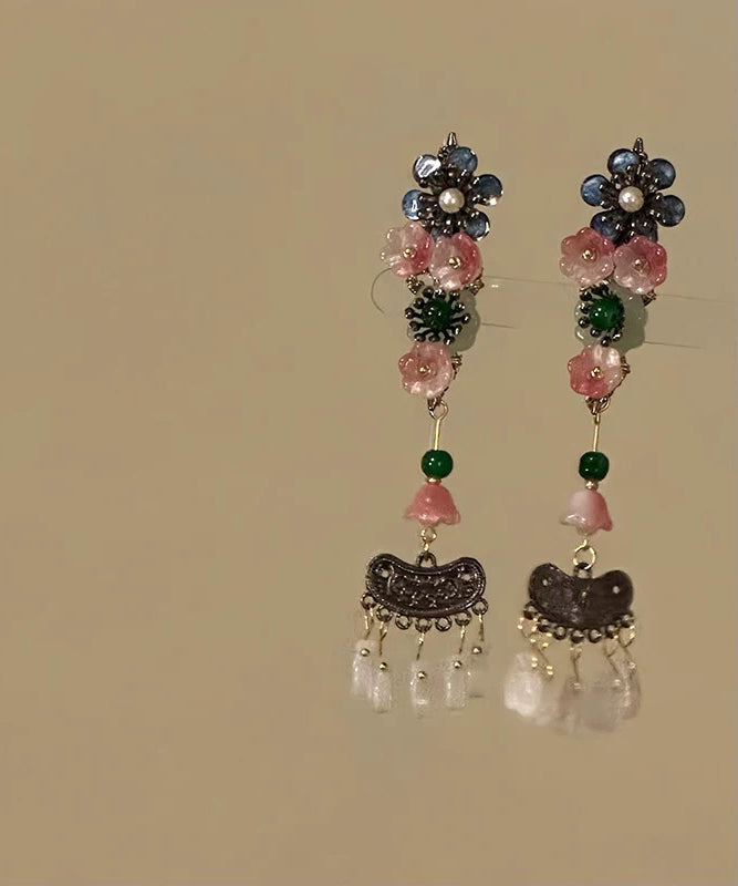 Chinese Style Multicolor Alloy Tassel a Pair Hairpin