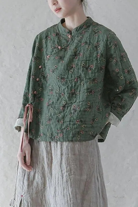 Limited Stock- 100% Cotton Retro Lace-up Sweatshirt