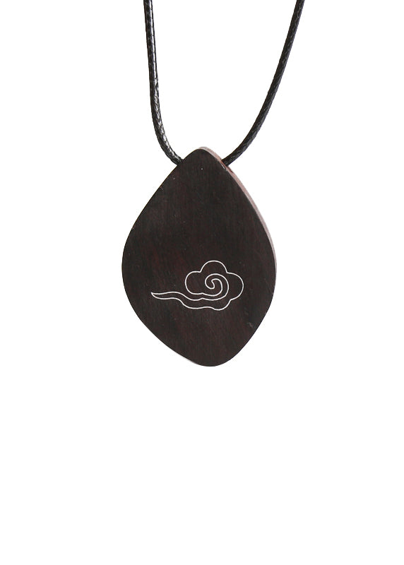 Fine Chocolate Hand Knitting Xiangyun Pendant Necklace