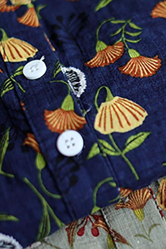 Limited Stock- Summer Flower Print Thin Cotton T-shirt