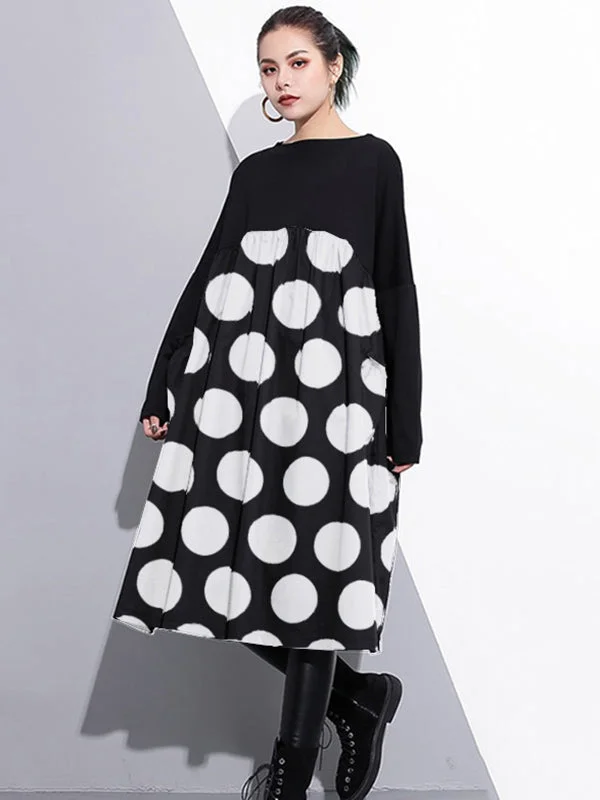 Purple Shift Dress Cotton Clothing Dress
