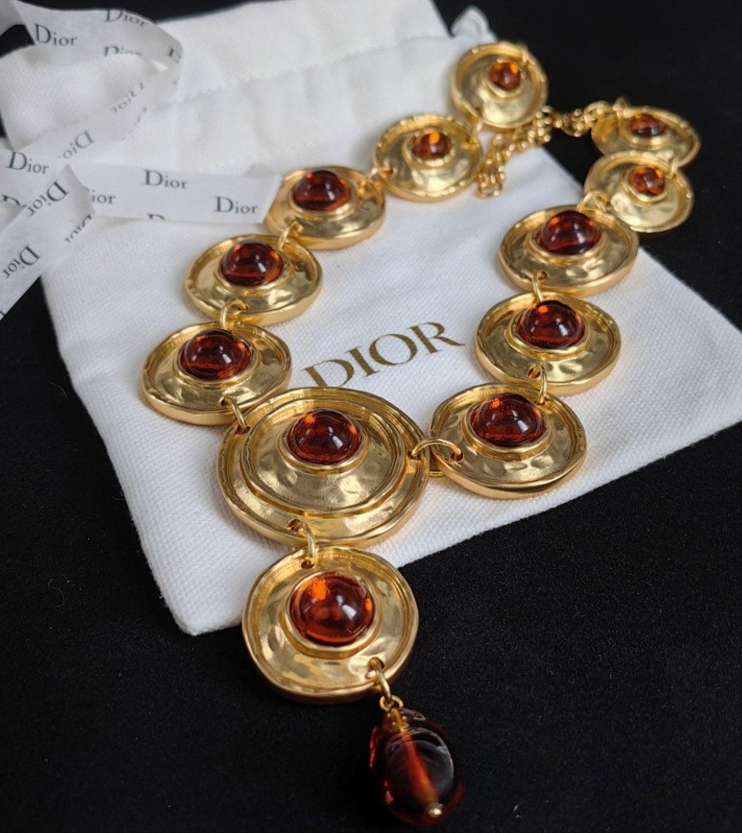 Rosa Amber Statement Necklace