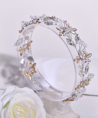 Silk Weave Zircon Bride Hairpiece