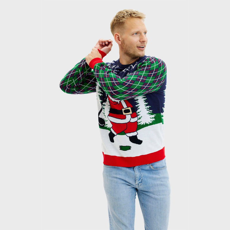 Ho Ho Hole In One Christmas Sweater Men's