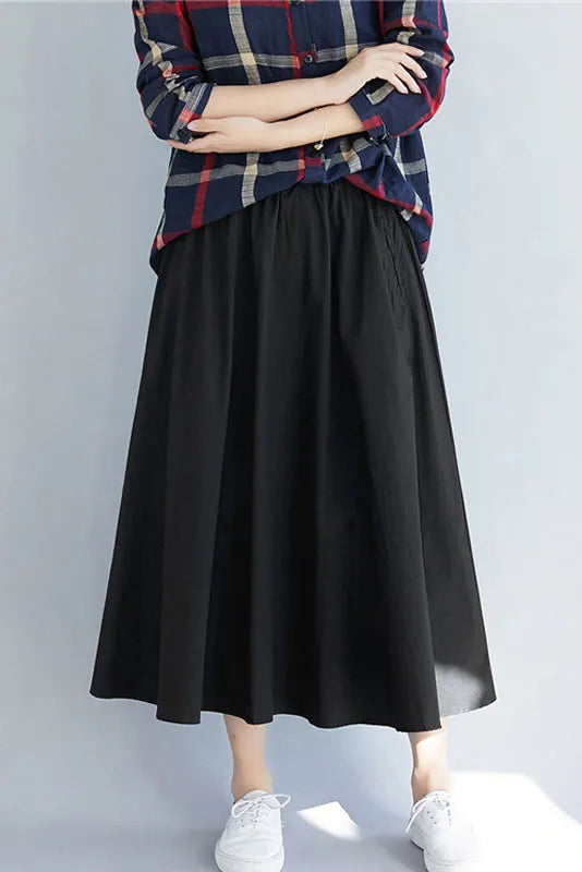 Spring Half-length Skirt A-line Skirt