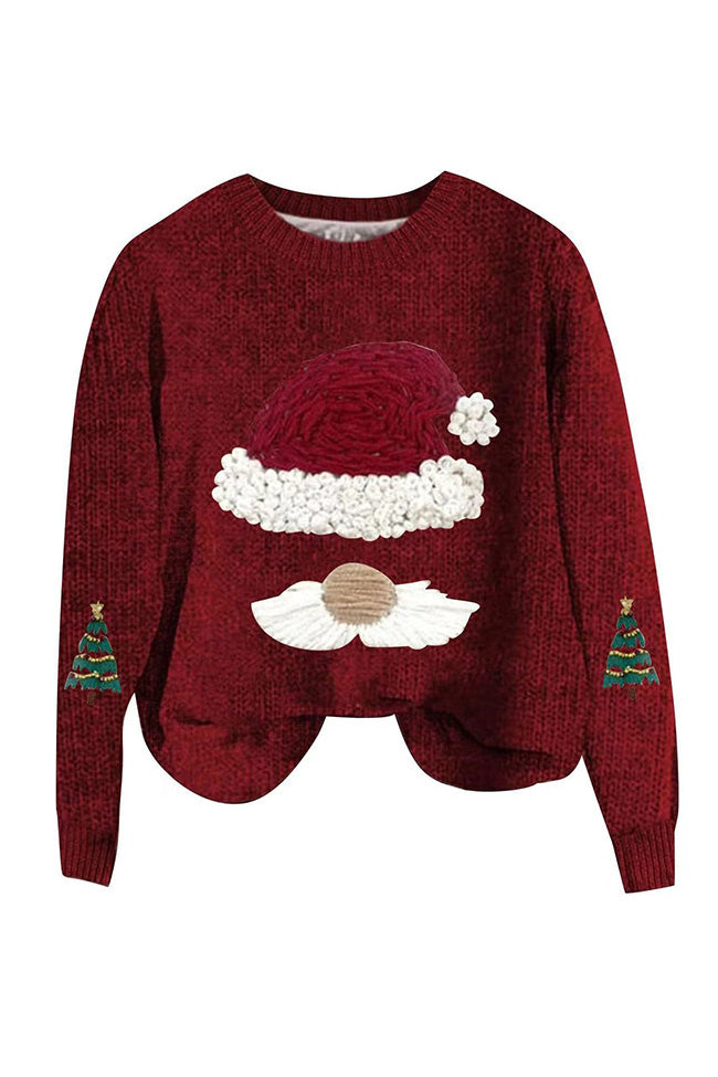 Relaxed Fit Christmas Knit Sweater
