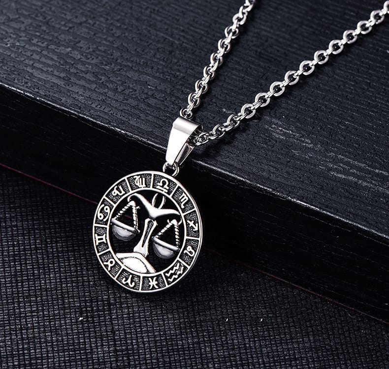 Celestial Zodiac Amulet Necklace