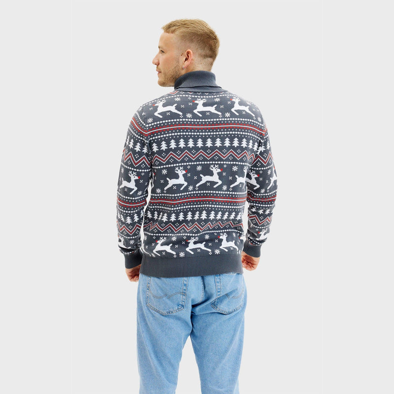 The Stylish High-Neck Christmas Jumper Men's