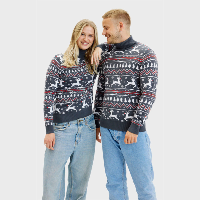 The Stylish High-Neck Christmas Sweater Women's