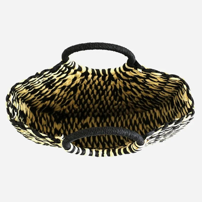 Summer New Trend Handbags Woven Straw Braided Large Towels Party With Top Handle Bag
