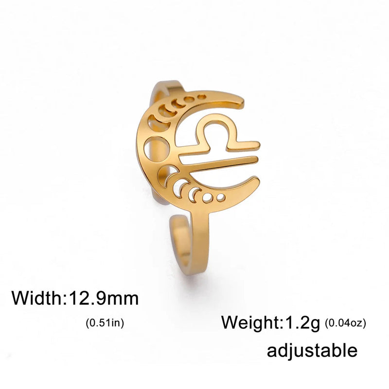 Moonlit Constellation Rings