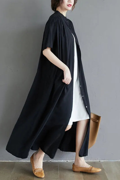 -summer Shirt Color Dress