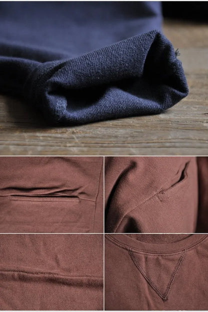 Two Colours Round Collar Fleece Long Dress Causel Outfits