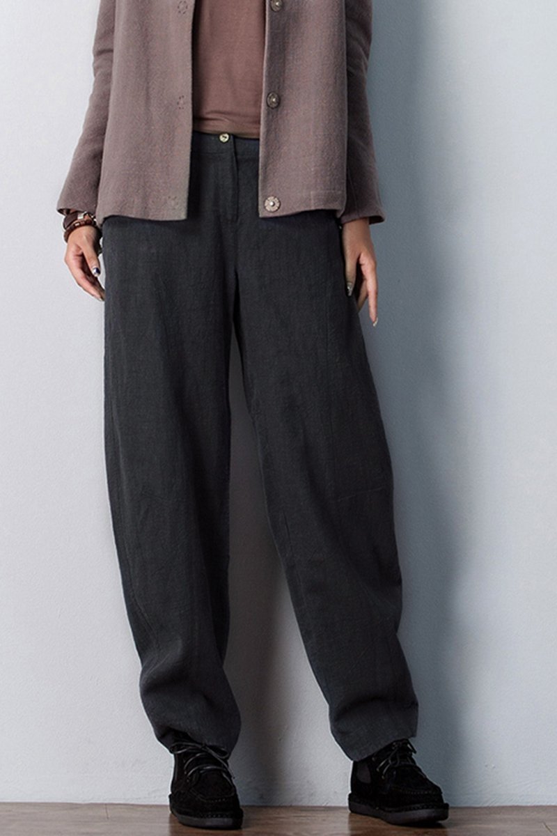 Pencil Pants Linen Trousers