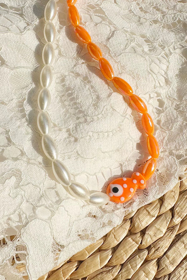 Polka Dot Clownfish Necklace