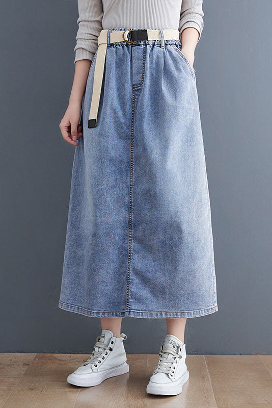 - Denim Skirt