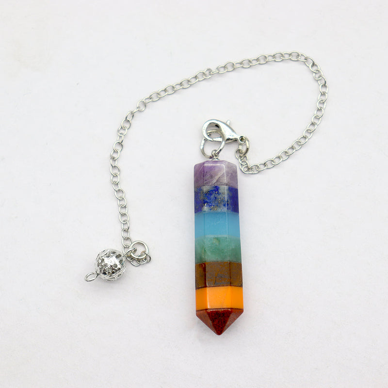 7 Chakra Energy Healing Crystal Pendulum 1.8