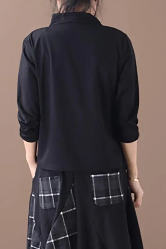 Limited Stock- Lotstrends Pure Color Irregular Hem Drawstring T-shirt