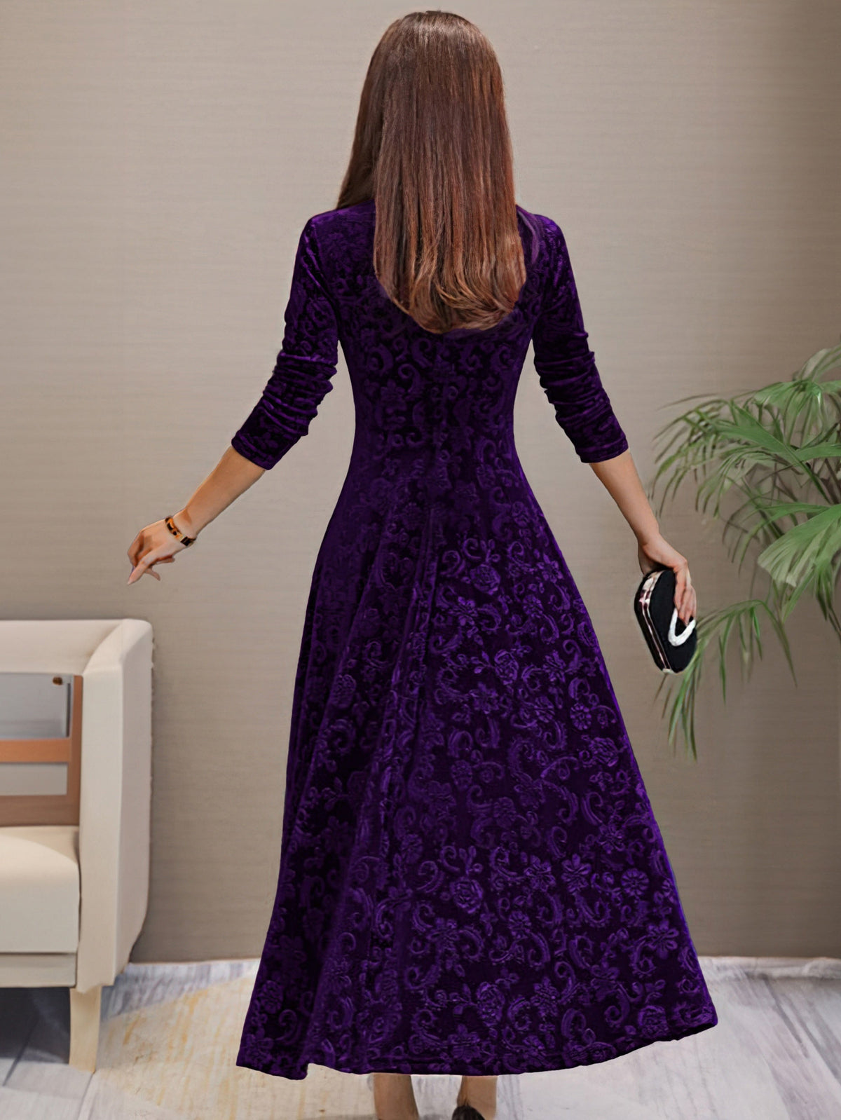 Nancy | Luxurious Holiday Dress