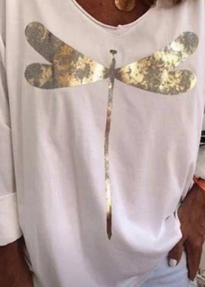 Black O Neck Print Cotton Sweatshirts Long Sleeve