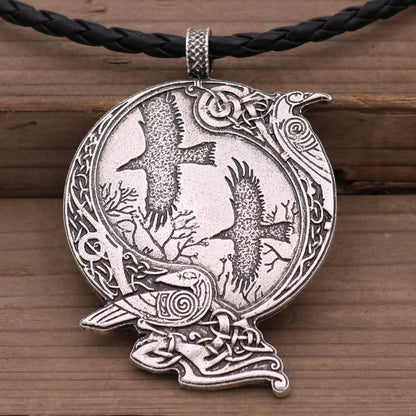 Raven’s Wisdom Celtic Knot Necklace