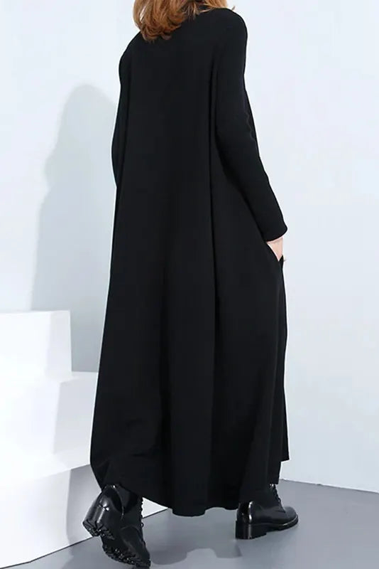 -loose Knitted Maxi Dress