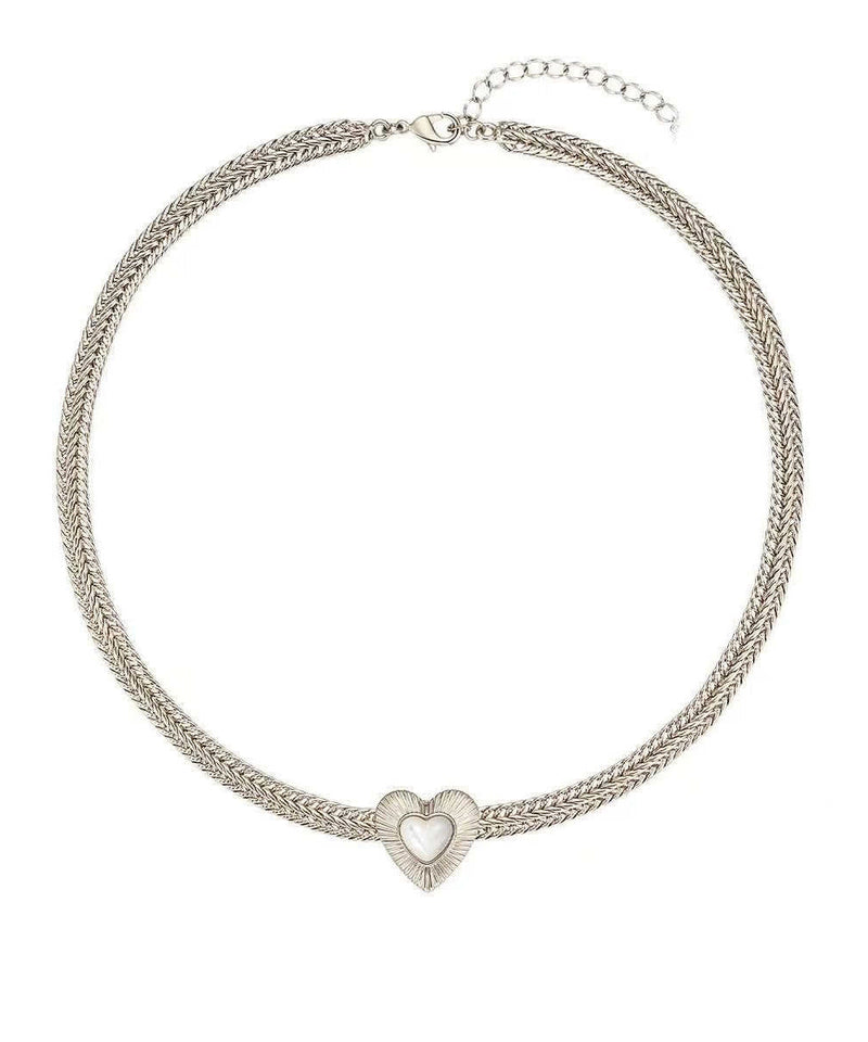 Boutique Gold Alloy Love Shell Pendant Necklace