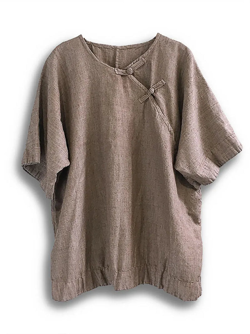 Summer Buckle Ramie Shirt
