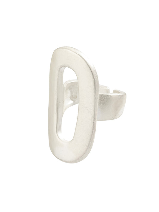 Adjustable Geometric Hollow Color Rings Accessories