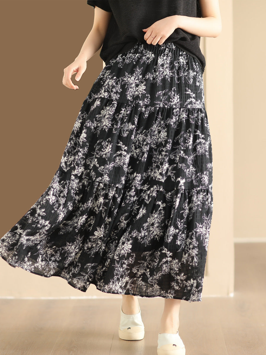 Summer Cotton Loose Skirt