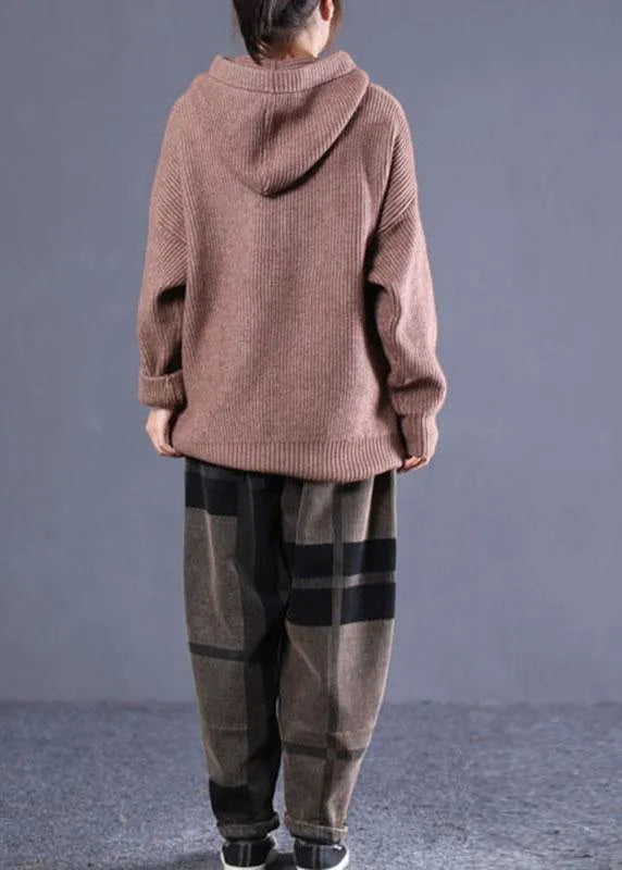 Red Chocolate Knit Fall Knit Top