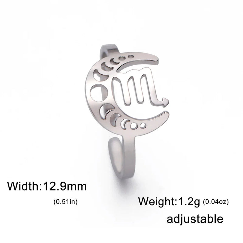 Moonlit Constellation Rings