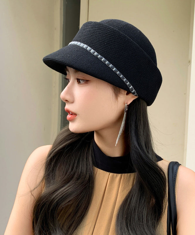 Yellow Thin Breathable Knit Sun Hat