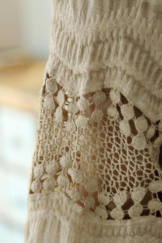 Cotton Hollow Cardigan