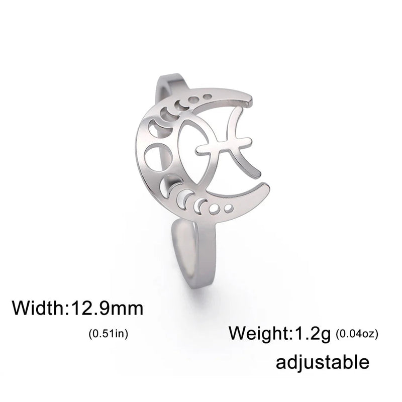 Moonlit Constellation Rings