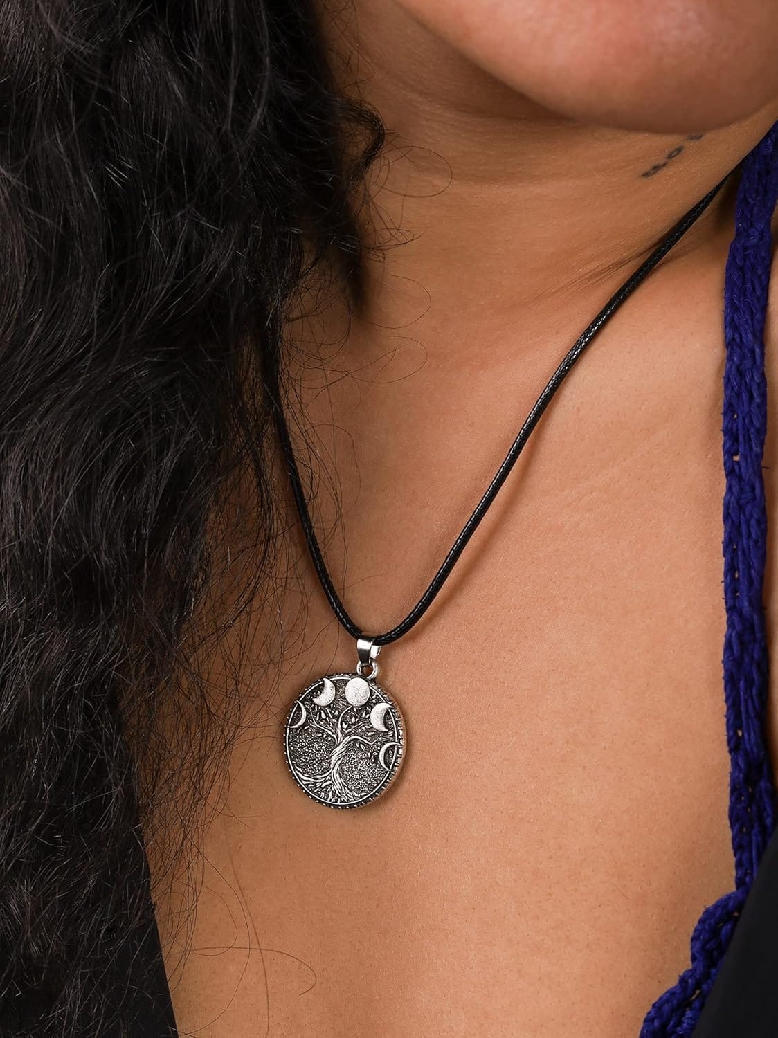 Moon Phase Tree of Life Necklace