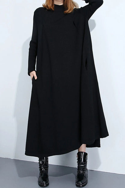 -loose Knitted Maxi Dress