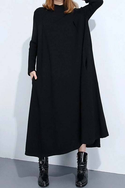 -loose Knitted Maxi Dress