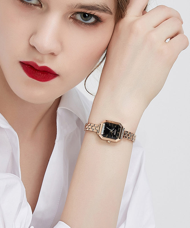 Green Overgild Hardlex Crystal Waterproof Watch