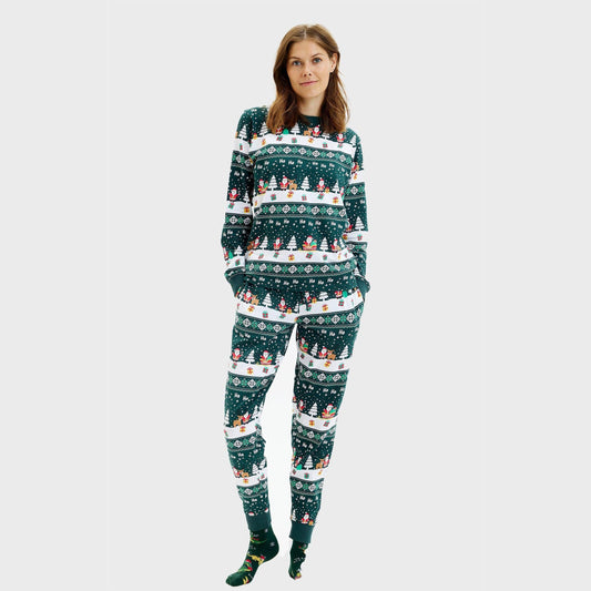 The Cheerful Christmas Pajamas Women's